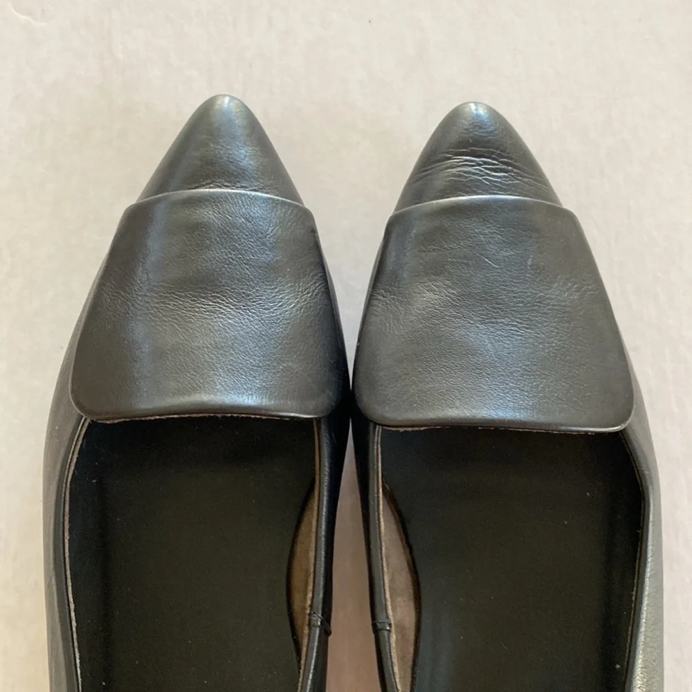 Paul Green Women’s Teddy Flats in Black Leather Size 5.5 UK or 8 US